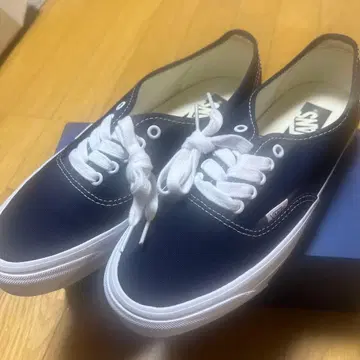 VANS 네이비 스니커즈 박스 포함