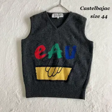 Castelbajac 까스텔바작 (44) V넥 베스트 로고