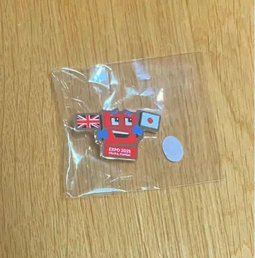 간사이 만박 영국 파빌리온 핀 배지