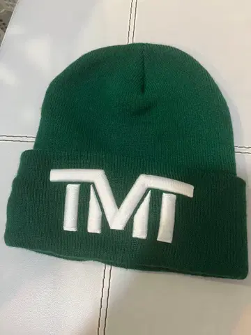 TMT 로고 그린 비니 모자 플로이드 메이웨더