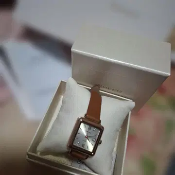 CASIO SHEEN 아날로그 시계 골드/브라운