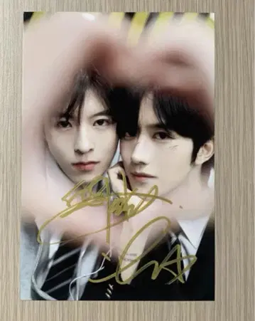 황성 구정걸 중국 최초 ABO BL 드라마 선전 친필 사인 3