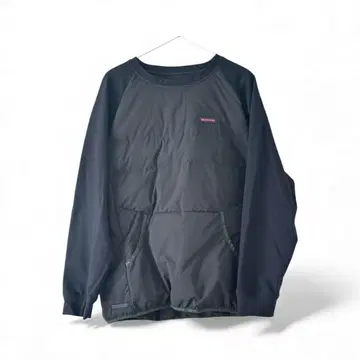 BRIEFING TAION 다운 맨투맨 블랙