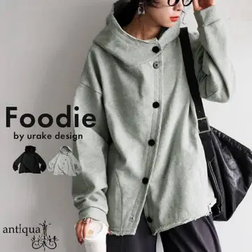 [무료배송!] 안티카 쭈리 디자인 후디 (블랙 프리 사이즈)