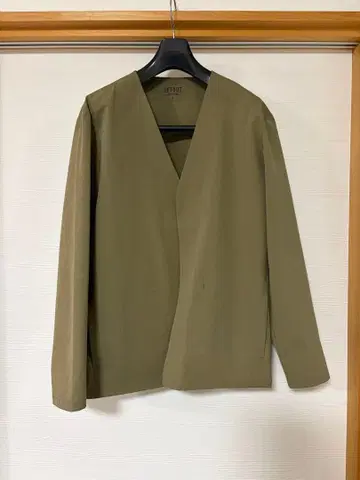 SETOUT 노카라 자켓 M 올리브 그린