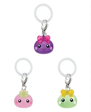 홋페짱 메지루시 액세서리 D E F 옅은 핑크 보라색 그린 3종 세트