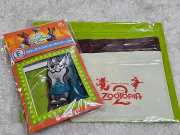 주토피아 러버 마스코트 키링 지퍼 백 세트