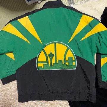 시애틀 슈퍼소닉스 나일론 자켓 L NBA 90s