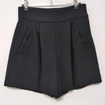 [ Anatelier ] 리본 포함 포켓 블랙 숏팬츠 36/M
