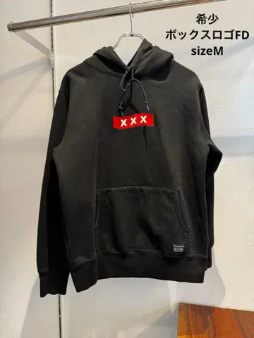 GODSELECTIONXXX 박스 로고 후디 M