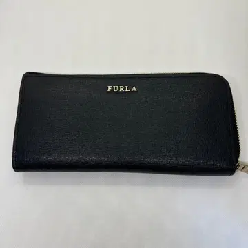 FURLA L자 지퍼 파피론 가죽 장지갑