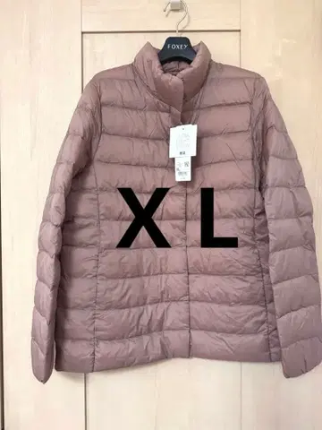 유니클로 울트라 라이트 다운 자켓 NANODESIGN 핑크 XL