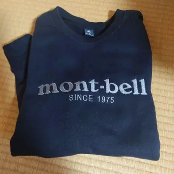 [ mont-bell ( 몽벨 ) 맨투맨 블랙 남녀 공용 S 사이즈 ]