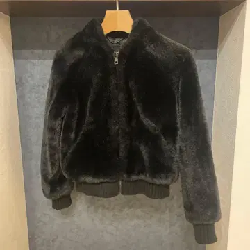 BANANA REPUBLIC 인조 모피 블루종