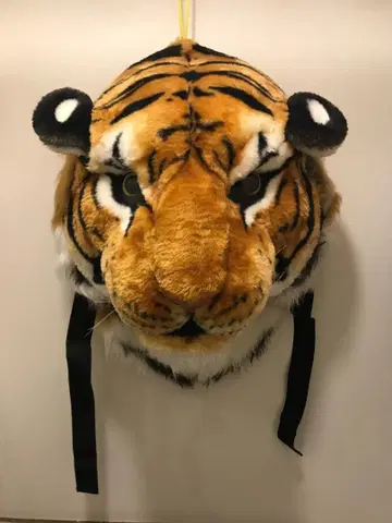 호랑이 얼굴 럭색 백팩 호랑이 화려한 하라주쿠