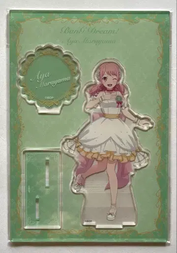 뱅드림 디오라마 아크릴 스탠드 화이트 미니 드레스 ver. 마루야마 아야