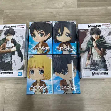 진격의 거인 Grandista & Qposket 피규어 세트