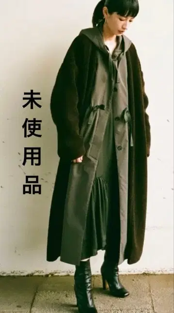 미사용품 CLANE MILITARY LAYER BOA COAT