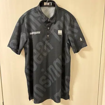 muningwear 다크 그레이 피케 셔츠