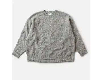 미사용 새상품 siro de labonte 휘핑얀 케이블 니트