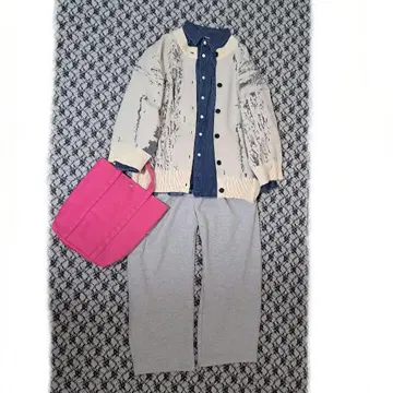 JEANASIS 12G 스폰디쉬 모듬 크루 가디건