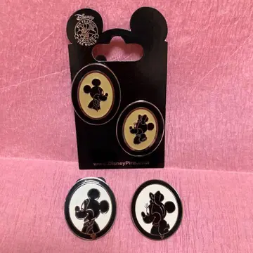 디즈니 실루엣 스튜디오 미키 미니 핀 트레이 핀 세트