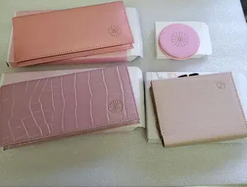 황궁 지갑 핑크 지갑 거울 4점 세트