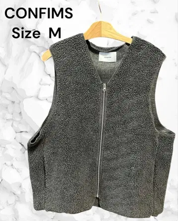 CONFIRM 플리스 보아 베스트 M 사이즈