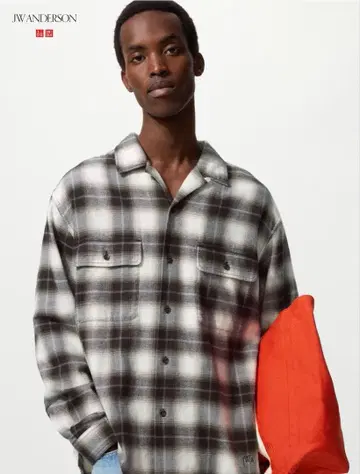 JW ANDERSON 브러쉬드 코튼 오버 사이즈 셔츠