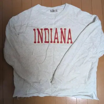 인디애나 로고 크루넥 맨투맨