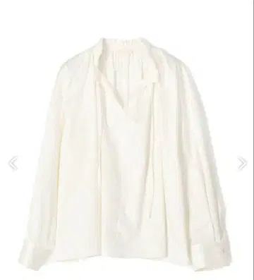 Ballsey 볼지 하이카운트 넥 프릴 블라우스