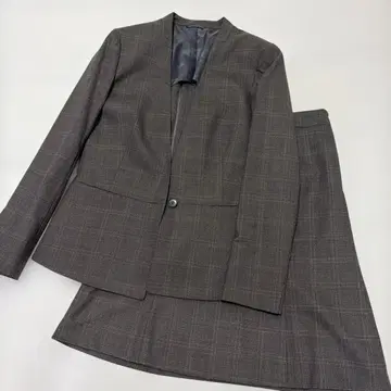 수트 컴퍼니 V 칼라 자켓 스커트 수트 상하의 세트