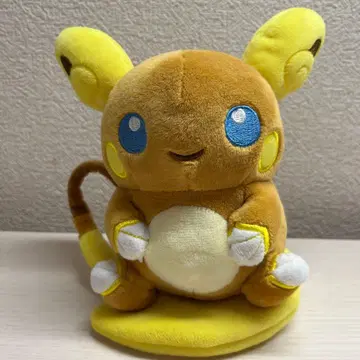 포켓몬 봉제 인형 알로라 라이츄 브라운/옐로우 컬러