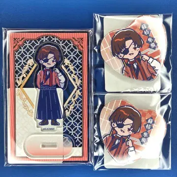 [익명 배송] 윈드브레이커 소방 레토푸 아크릴 스탠드 캔뱃지