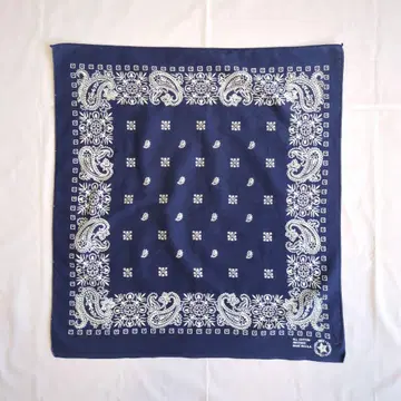 80s 빈티지 페이즐리 코튼 반다나 USA제 BN20