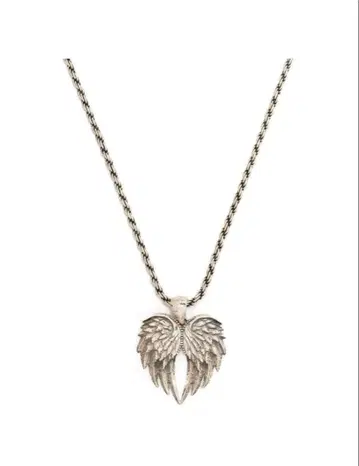 manuele bicocchi 깃털 모티브 목걸이