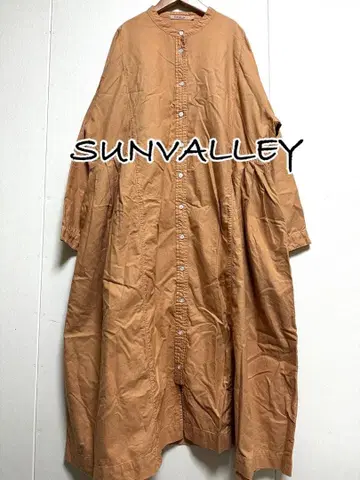 SUNVALLEY 선밸리 옥스 코튼 롱 셔츠 원피스