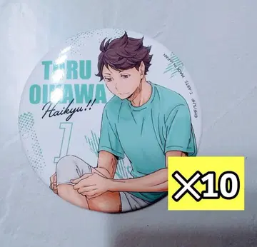 10개 오이카와 토오루 하이큐 카라파레 준비 캔뱃지