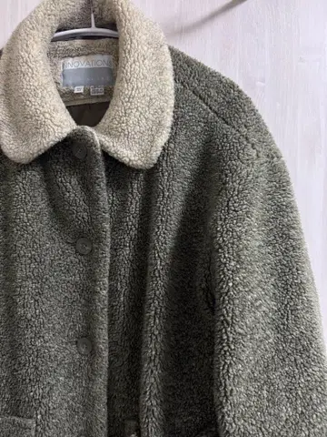 보아 자켓 옷깃 보아 카키 구제 의류 아우터 남성용 여성용