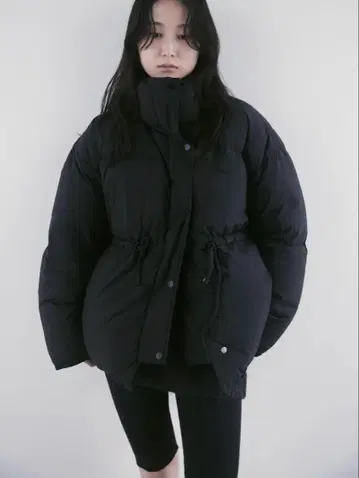 Aere 2025FW 다운 코트 블랙