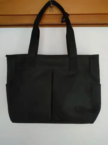 NEVEREND 블랙 토트백 A4 대응