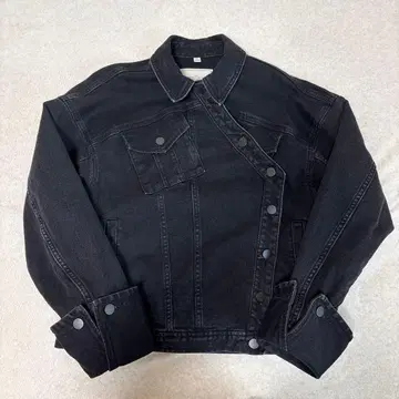 GU 데님 자켓 새상품급 GU x rokh 데님 블루종