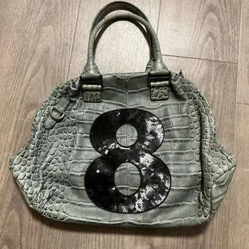 muta 크로커다일풍 핸드백