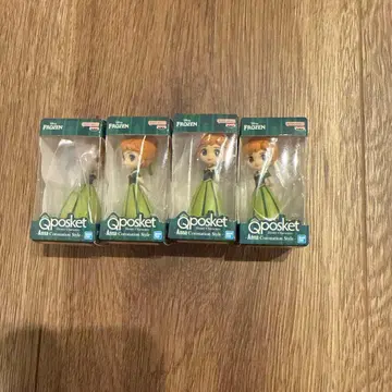 Qposket 안나 겨울왕국 4체 세트 디즈니 가챠가챠