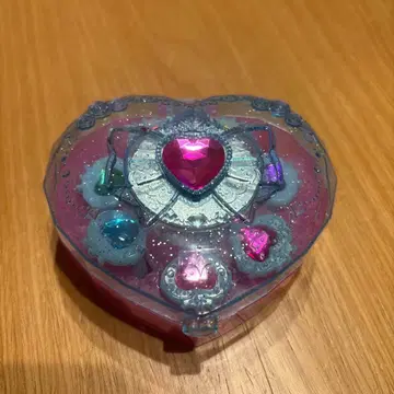 하트형 프린세스 액세서리 케이스 디즈니 프린세스 부록 반지