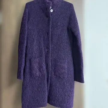 Sonia by Sonia Rykiel 퍼플 롱 코트 38