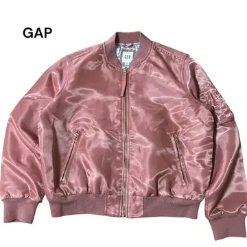 GAP 프리마 로프트 충전솜 MA-1 블루종 핑크 S 경량 자켓