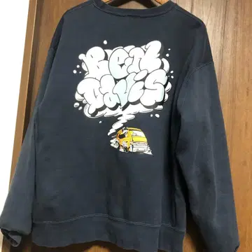 벤데이비스 맨투맨 트레이닝복 백프린트 L