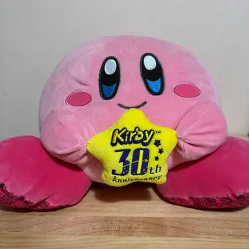 커비 30주년 빅 봉제 인형