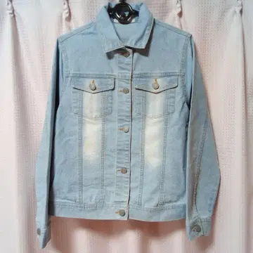 [ 미사용 새상품 ] free nature 데님 자켓 L 라이트 블루
